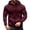 O9-Wine, variant on Havenx Zip Up Hoodies for Men Long Sleeve Drawstring Jackets with Pockets Hooded Sweatshirt Workout Lightweight Athletic Fall Winter Pullover,Red XL