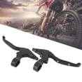 thumbnail image 1 of Bike Handlebar Brake Levers, Practical Bicycle 4 Finger Brake Handle Durable Lightweight  for Mountain Bike for Cycling, 1 of 7
