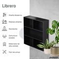 thumbnail image 2 of Mubson Librero con 5 Repisas. Estanteria para Recamara o Sala Mubson  Librero, 2 of 6