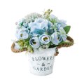thumbnail image 1 of Flores artificiales Toystoory con jarrón decoración para El hogar azul, 1 of 6