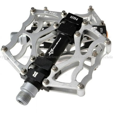 RockBros Bike Pedals Road Bike Cycling Aluminum Alloy Sealed Bearing Bicycle Pedals Silver