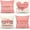 Pink, variant on Valentines Day Pillow Covers 16x16 Set of 4 Spring Farmhouse Decor Pink Truck with Love Heart Be Mine Holiday Decorations Throw Cushion Case for Home Decorations TH157-16