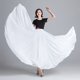 thumbnail image 2 of Falda midi plisada de gasa de cintura alta para mujer - Elegante vestido de cóctel de corte A - Talla única para cinturas de 23,6-41,3'' - Tejido suave y transpirable, 2 of 4