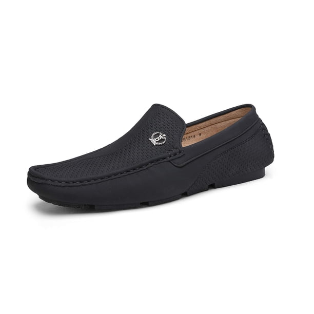 Mocasines Penny Loafers para Hombre Bruno Marc Negro Talla 10.5