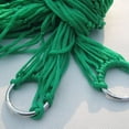 thumbnail image 7 of Cheers.US Camping Hammock Portable Mesh Nylon Rope Portable Travel Hammocks for Bedroom Indoor Hammock Chair Bed Outdoor Garden Patio Hanging Outdoor Indoor Bed Leisure Park Porch Backyard, 7 of 7