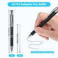 thumbnail image 3 of Decodeary Writing Experience With Refillable Ballpoint Pens Classic Pens For Writing Reliable Comfortable Grip 1Set, 3 of 6