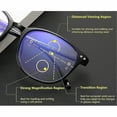 thumbnail image 5 of Gafas progresivas multienfoque para mujeres y hombres, gafas de lectura con bloqueo de luz azul, 5 of 5