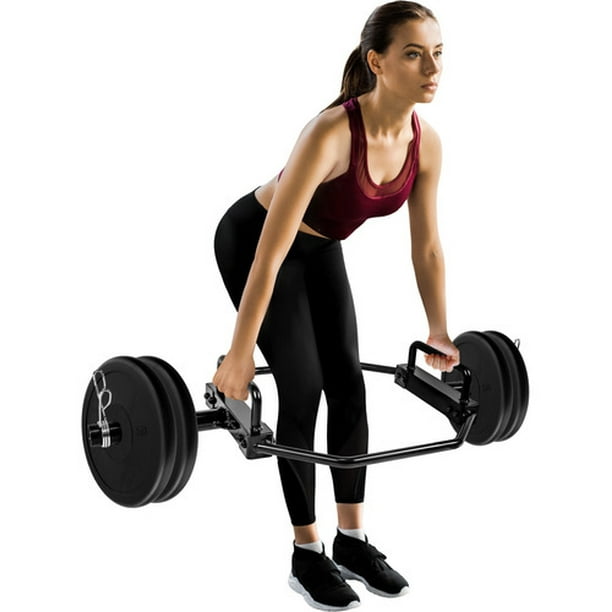 Barra Remo Menton Mancuernas Barra Hexagonal Olimpica Profesional