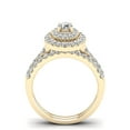 thumbnail image 3 of 1Ct TDW Diamond 14k Yellow Gold Oval Shape Halo Bridal Set, 3 of 4