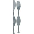 thumbnail image 4 of Ekena Millwork 47"H x 1/8"T Ozark Adjustable Acrylic Decorative Slat Wall Panel Kit, Dark Grey (contains 8 Slats + 1 Straight Edge Starter Slat), 4 of 11