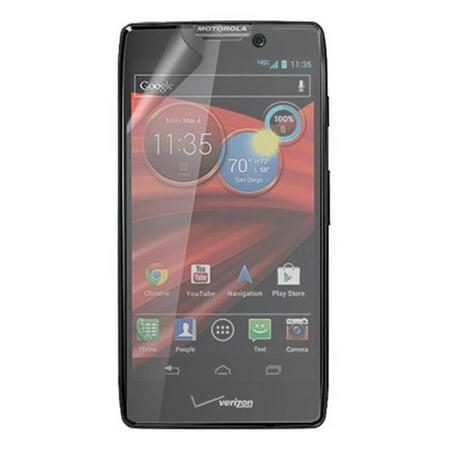 RND Accessories 3 Screen Protector Anti-Fingerprint & Anti-Glare With Lint Cleaning Cloths For Motorola Droid Razr HD- Matte Finish