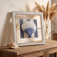 thumbnail image 6 of Blue White Distressed Nautical Starfish Wall Hanging Decor with Fishing Net, Mediterranean Coastal Beach Wall Art Ornament, Decor for Homestay Background Wall Living Room Bathroom, 6 of 7