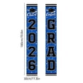 thumbnail image 3 of Graduation Porch Banners Class of 2026 – Congrats Grad Door Decorations 2 Pack Hanging Signs for Front Door and Outdoor Graduation Party Decor 71x12in, 3 of 6
