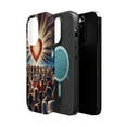 thumbnail image 2 of DistinctInk MagSafe Tough Case for Apple iPhone 13 Pro Max (6.7" Screen) - Love Covers Sins: 1 Peter 4:8 Bible Verse - Raised Bezel Screen Guard, 2 of 6