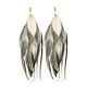 thumbnail image 1 of VANGANIA Aretes largos mujer de plumas joyería fina ideal en regalos para mujer, 1 of 5