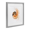 thumbnail image 2 of Stupell Industries Bohemian Orange Nautilus Spiral Gray Framed Print Under Glass, 13 x 13, by Beth Adoette, 2 of 8