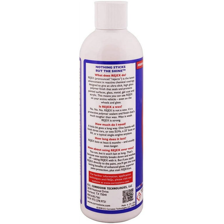 Corrosion Technologies Rejex Polymer Car Wax 16oz ‚Äì High Release