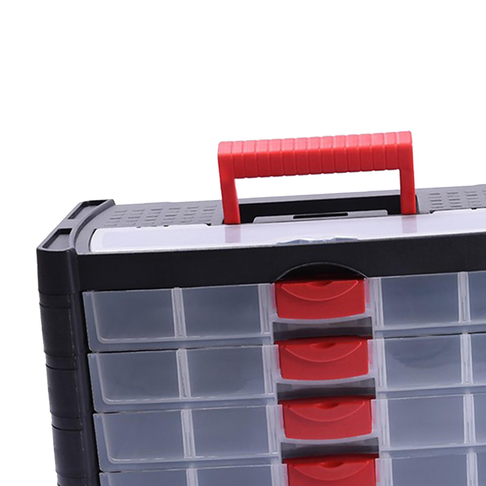 Gator Clamps Toolbox Organizer - Tool Organizer Nail Organizers - Parts Case Storage Box - Screw Nuts and Bolt Electronic Component Storage B
