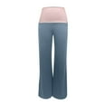 thumbnail image 4 of RUTAYY Women's Casual Pants Elastic Waist Joggers Wide Leg Soft Comfortable Streetwear Athletic Wear Classic Trendy Trousers, 4 of 4