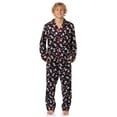 thumbnail image 6 of Peanuts Men's Snoopy Joe Cool Classic Pajama Button-up Coat Top with Pants Lounge Sleep Set, 6 of 6