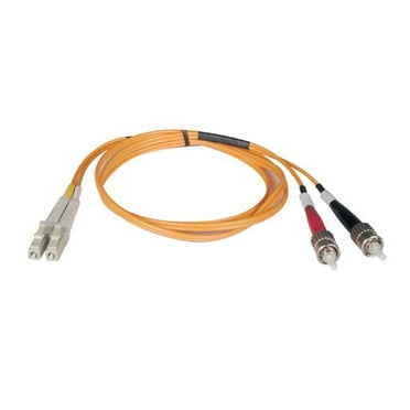 Tripp Lite N518-01M Duplex Multimode 50 by 125 LC-ST Fiber Patch Cable - 3 ft.