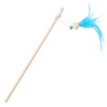 thumbnail image 1 of Kitten Feather Wand Interactive Beaded Funny Cat Bell Wand Kitten Teaser Toy, 1 of 10