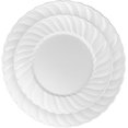 thumbnail image 2 of PLASTICPRO Elegant Plastic Dinner Plates White Elegantware Plastic Silverware, 128 Pack, 2 of 3