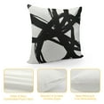 thumbnail image 4 of GOSMITH  Home Set of  Pillow Case Black White Abstract Art Modern Throw Pillow Covers Cushion Decorative Pillowcase Square, 4 of 5