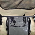 thumbnail image 2 of Camouflage Foldable Bicycle Trailer for Dogs Cats and Luggage Pet Bike Trailer for Camping Travel and Outdoor Riding, 2 of 9