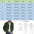 thumbnail image 5 of Camisas De Vestir Para Hombre 5xl Camisa de algodón de color sólido informal de moda para hombre Solapa suelta Manga larga Ocio Transpirable Todo superior con botón (Brown, XXL), 5 of 5