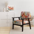 thumbnail image 2 of Designart « composition Rhythms I » Fauteuil d'Appoint Rembourré Abstrait Orange - Fauteuil Moderne pour Salon, 2 of 7