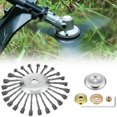 thumbnail image 1 of 10 Inch Wire Trimmer Head Wire Trimmer Head for Eater Wired Trimmerblade Brush Stringtrimmer Replacement Heads with Adapter Kit,A Mowing Disc And 5 Accessories, 1 of 7
