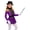 Purple, variant on Kids Girls Dress Up Lion Tamer Fancy Dance Leotard Red 6