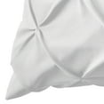 thumbnail image 6 of Mainstays Euro Microfiber Pintuck Pleat Pillow Sham, White, 26"x26", 6 of 6