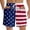 US flag Fake Briefs Patriotic pattern, variant on Briefs Board Shorts Funny Swim Trunks for Men Boardshorts 3d Graphic Hawaii Beach Shorts Summer Fun Gift