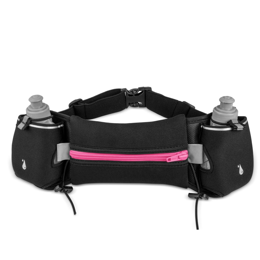 New Running Belt Waist Pouch Fanny Pack Hiking Sport Water Bottle Zipper Bag 
