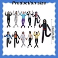 thumbnail image 2 of New Poseable Michael Plush Doll – 11" Soft Stuffed Figure with Wireframe, Bendable Pop Star Doll for Desk Display, Collectible Music Gift for Fan,1Pcs, 2 of 5