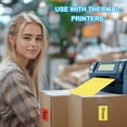 thumbnail image 4 of Colored Thermal Labels 3x1 Inch, 500 Pcs Color Direct Thermal Printer Sticker Label Roll, White, 4 of 6