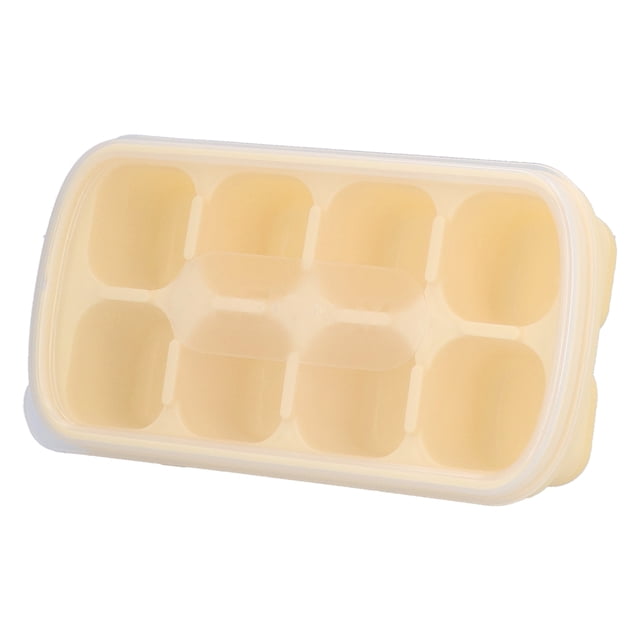 Molde de hielo de silicona tapa de bandeja de 8 rejillas grado alimenticio hogar para ANGGREK Otros