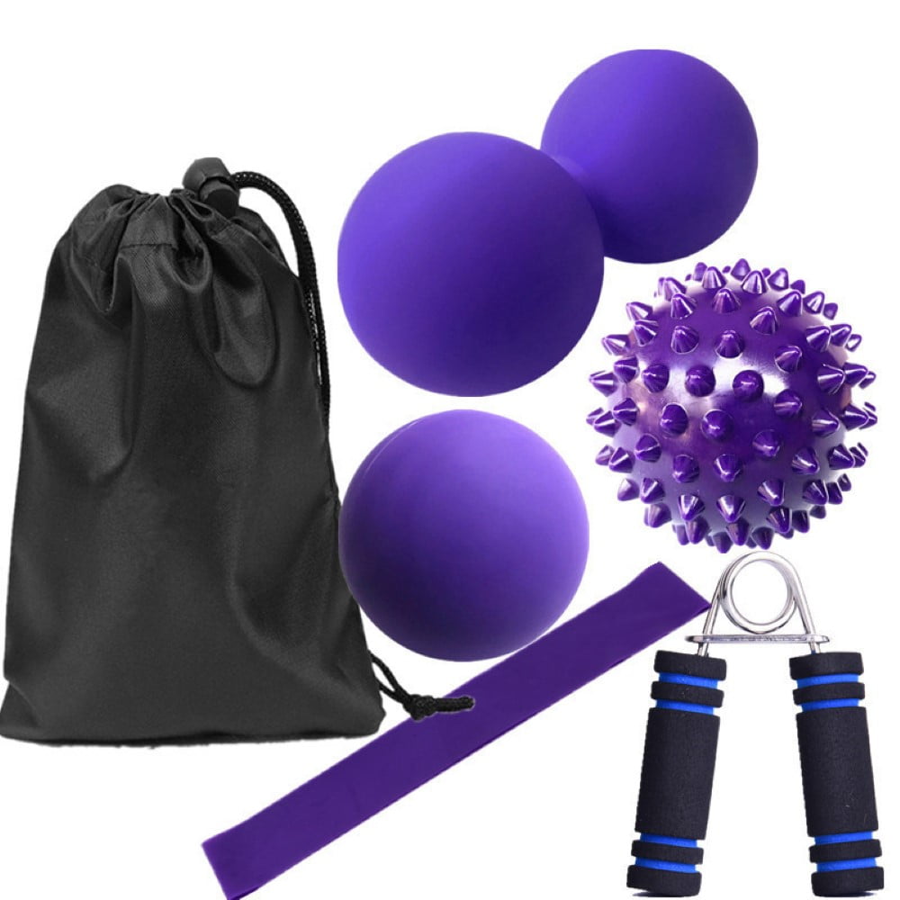 Konesky Yoga spiky massage balls for feet Supplies Set PVC Spiky