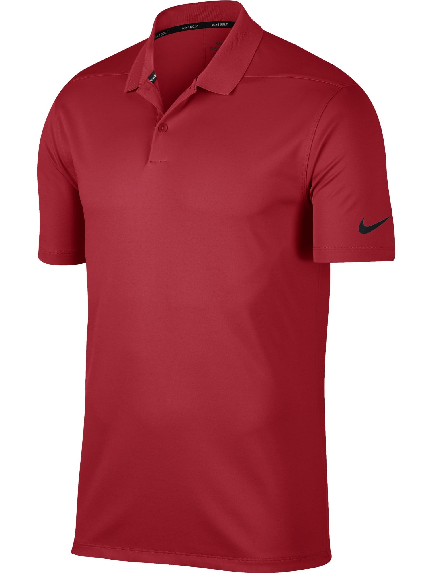 NEW 2018 Nike Dry Victory Solid Polo University Red/Black Medium Shirt ...