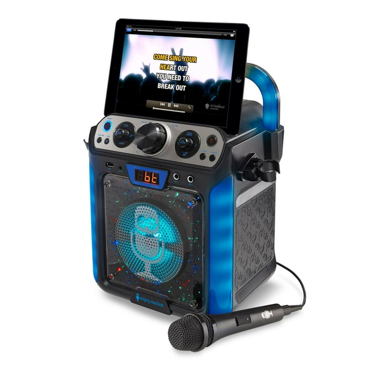 Singing Machine Cube Bluetooth Karaoke System With Wireless