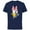 Navy, variant on Disney Daisy Duck Sassy & Glamorous Speckled Bow and Name - Short Sleeve Cotton T-Shirt for Adults - Customized-Black