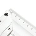thumbnail image 3 of Uxcell L Shape Square 300mm/10 Inch Double Scale Aluminum Right Angle Ruler Layout Tool with Level Bubble, 3 of 6