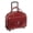 Red, variant on McKlein 15.4" Glen Ellyn 2-in-1 Removable-Wheeled Ladies' Leather Briefcase with Removable Sleeve - Black 94365