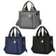 thumbnail image 5 of Bolso de mano para mujer, pequeño, moderno, mini, de lona, cruzado, color negro, caqui y gris, 5 of 5