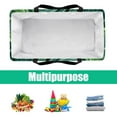 thumbnail image 5 of Tropical Jungle Palm Leaves Large Capacity Foldable Oxford Cloth Cube Organizer with Reusable Laundry Basket, Storage Bag, and Laundry Organizer, 5 of 7
