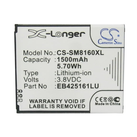 1500mAh EB425161LU EB425161LA Battery for Samsung GT-S7898i Galaxy Trend II Duos Galaxy Exhibit Galaxy Ace 2 GT-I8160 Galaxy S D