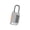 Gray, variant on 4 Digit Combination Padlock Portable Password Lock Keyless Unlocks AntiTheft Padlock for Backpacks Gym School Lockers