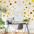thumbnail image 3 of JUNWELL Summer Sunflower Wall Decals,Daisy Flower Wall Stickers 3D Removable Flowers Decal Floral DIY Mural for Nursery Bedroom Living Room Bathroom Kitchen Decoration, 3 of 7